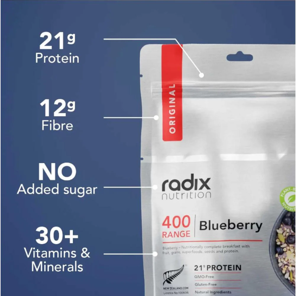 Radix Nutrition Original Breakfast v9.0 - 400Kcal (BlueBerry) - Image 3