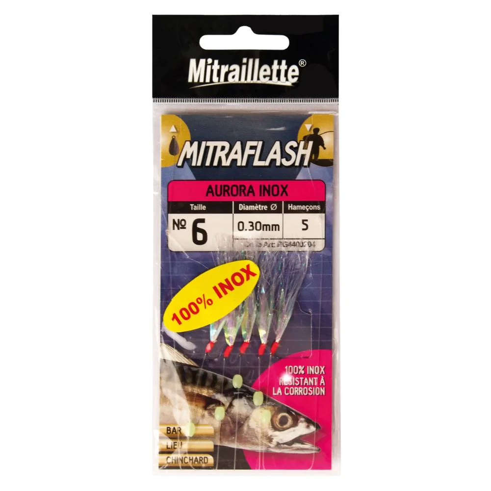 Ragot Mitraflash Aurora Stainless Steel Fishing Feather - Image 2