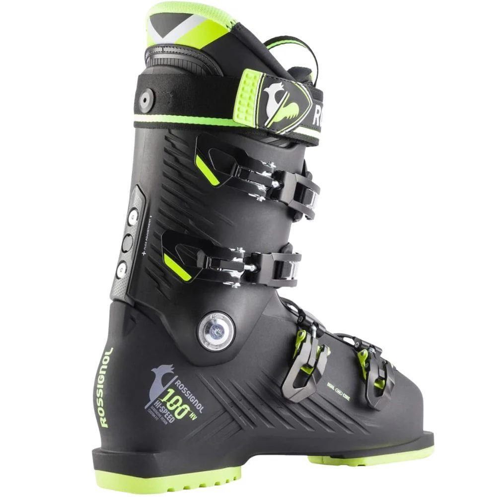 Rossignol Men's HI Speed 100 HV Ski Boot (Black/Yellow) - Image 4