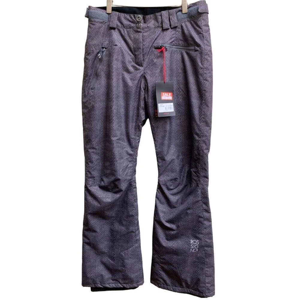 Rossignol Women's Herringbone Ski Salopette - 12 UK (Grey)