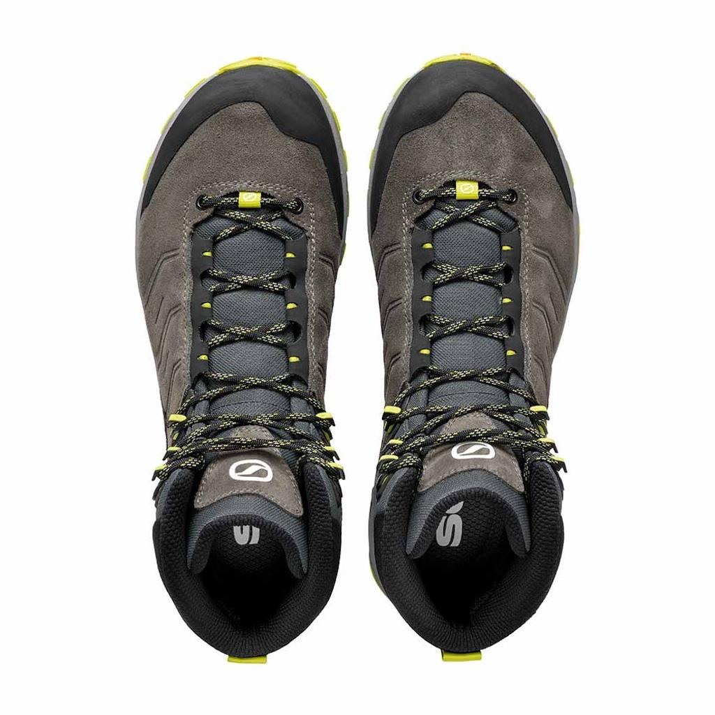 Scarpa Men's Rush Trek Gtx Hiking Boots (Titanium/Lime) - Image 3