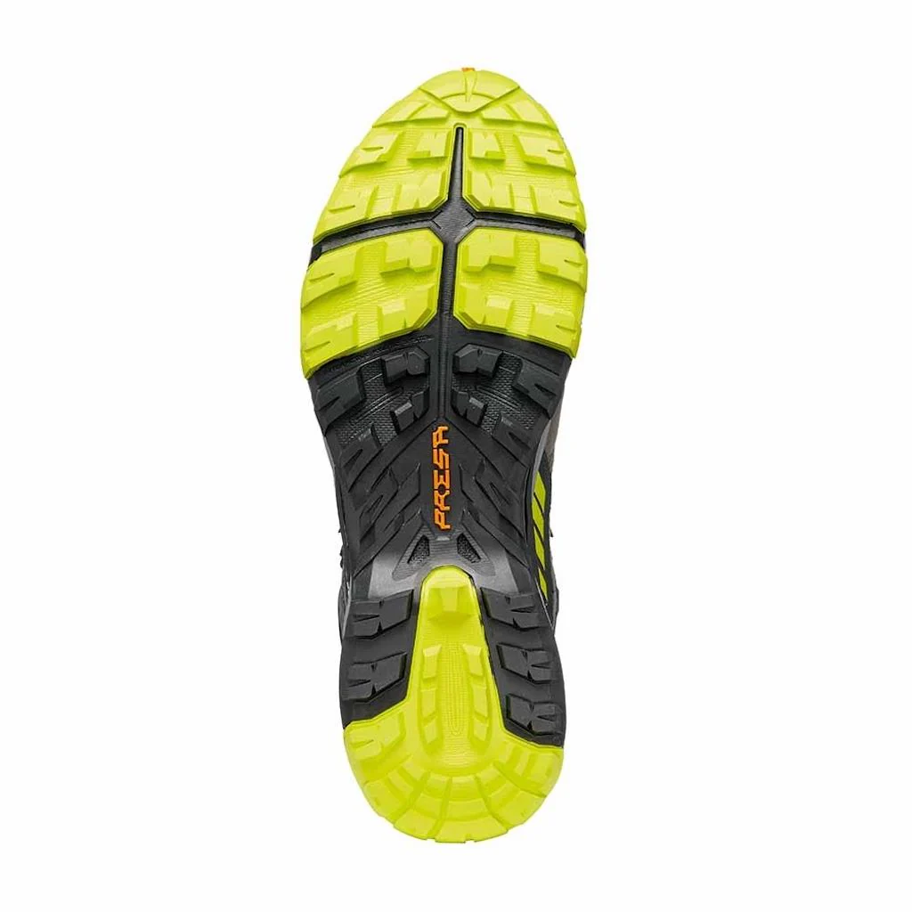Scarpa Men's Rush Trek Gtx Hiking Boots (Titanium/Lime) - Image 4
