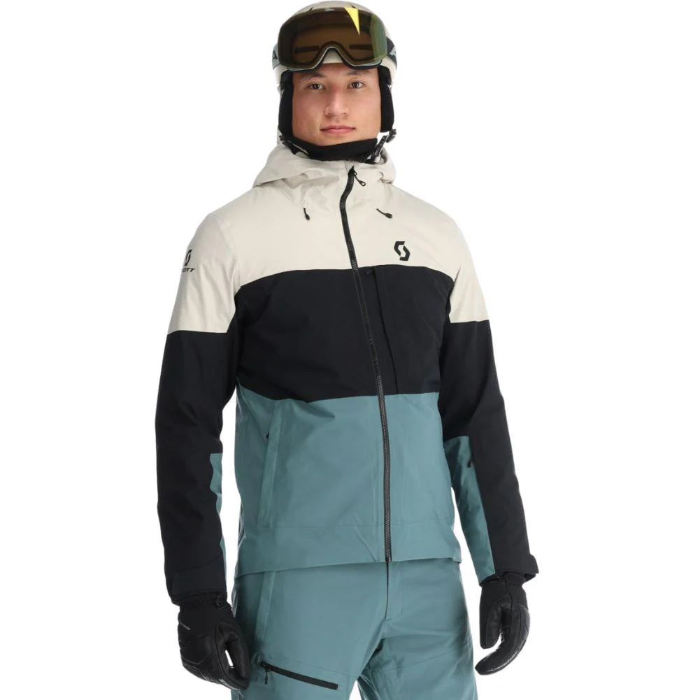 SCOTT Men's Ultimate Dryo 10 Jacket (Frozen Blue/Dust White) - Image 5