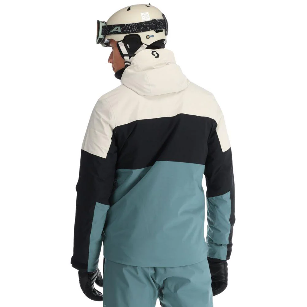 SCOTT Men's Ultimate Dryo 10 Jacket (Frozen Blue/Dust White) - Image 6