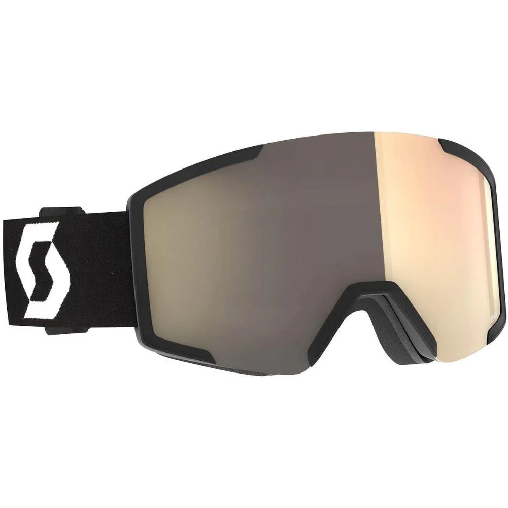 SCOTT Shield LS Sports Goggle (Bronze Chrome/Mineral Black/White)