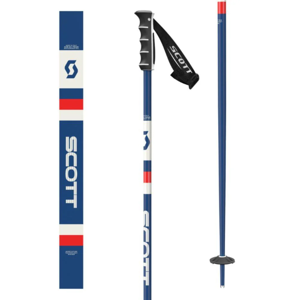 Scott Sun Valley Poles (Retro Blue)
