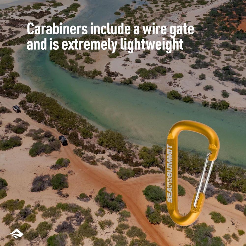 Sea To Summit Accessory Carabiner - Pack of 3 - Image 6