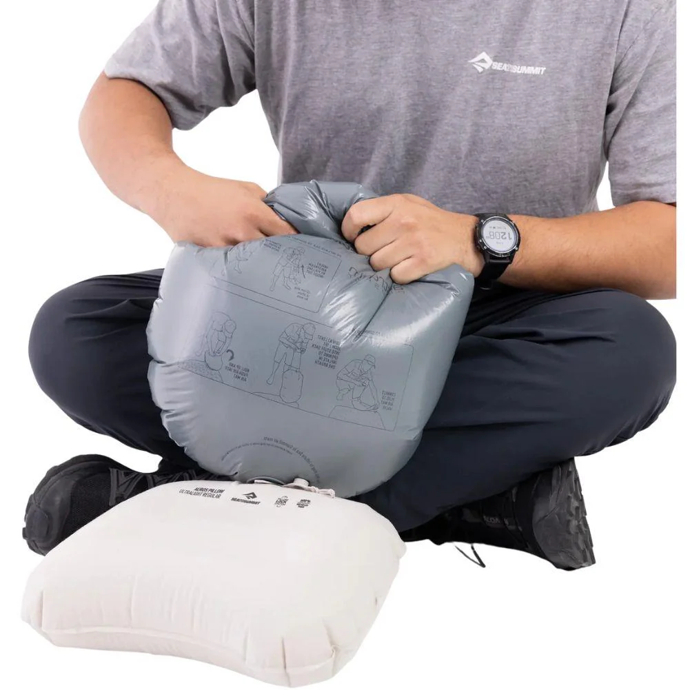 Sea To Summit Aeros Ultralight Pillow - Regular (Turkish Tile Blue) - Image 4