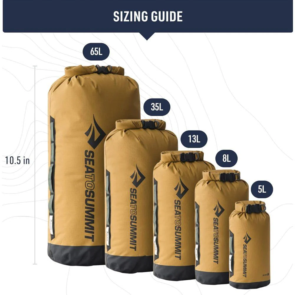 Sea to Summit Big River Dry Bag 65L (Dull Gold) - Image 7