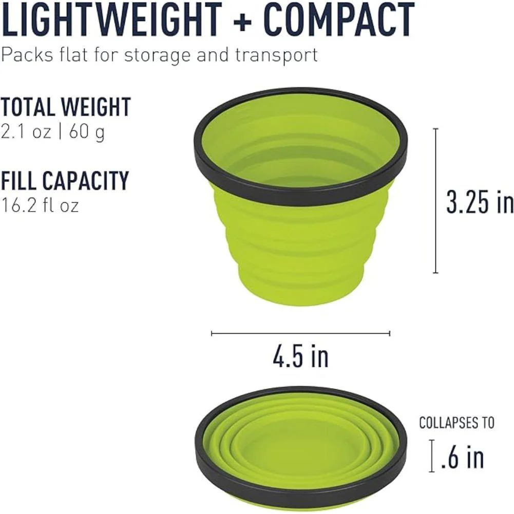 Sea to Summit Collapsible X-Mug (Lime) - Image 3