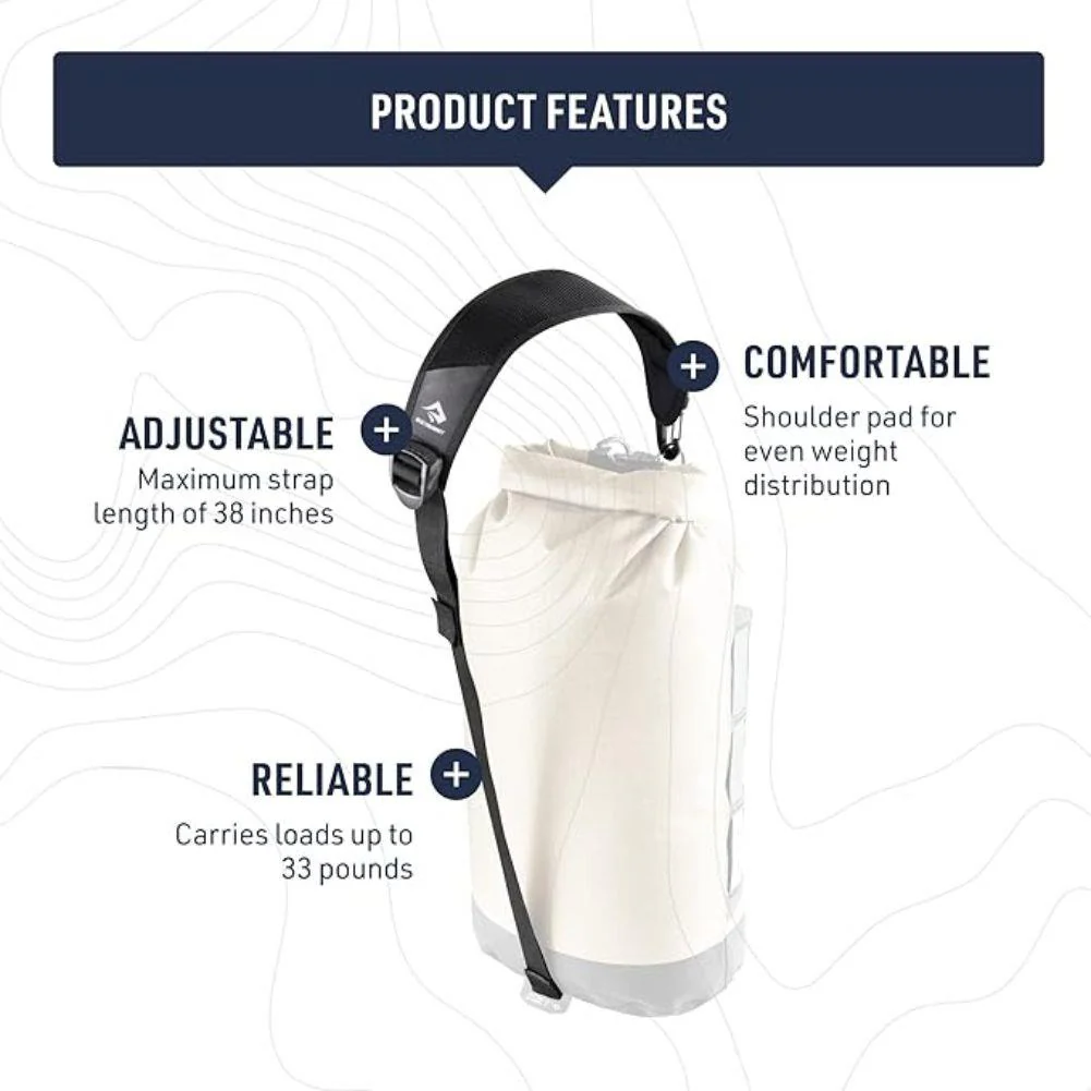 Sea to Summit Dry Bag Sling (Jet Black) - Image 9