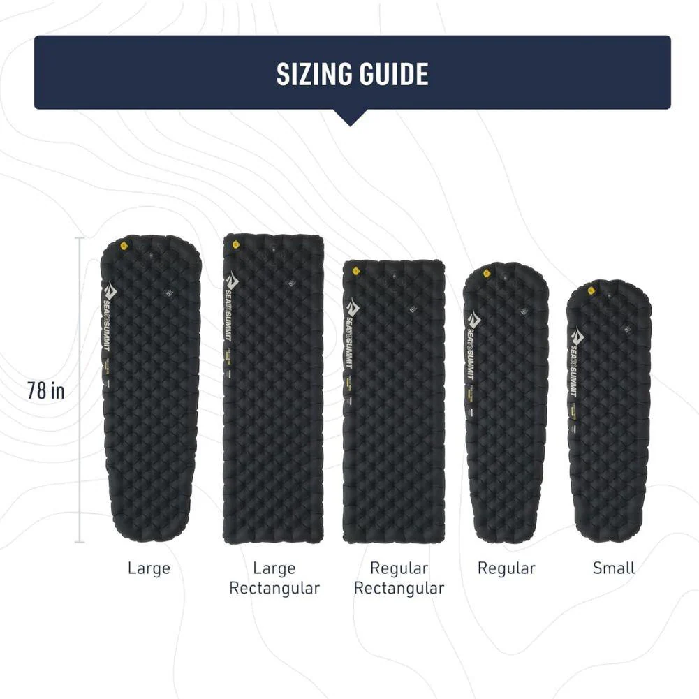 Sea To Summit Ether Light XR PRO Insulated Air Sleeping Mat - Regular (Black) - Image 10