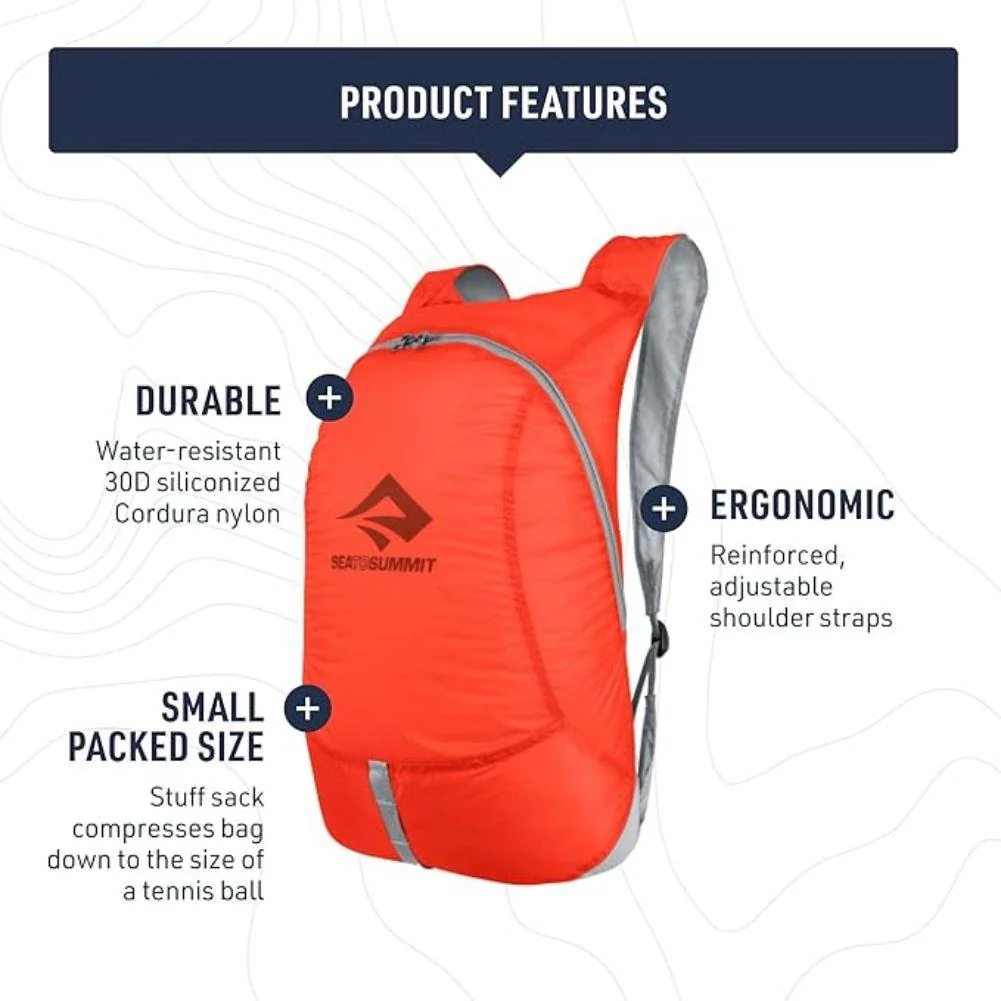 Sea to Summit Ultra-Sil Day Pack 20L (Blue Atoll) - Image 6
