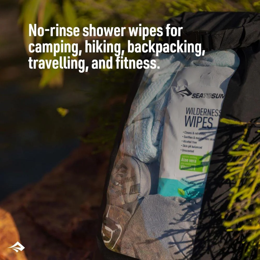 Sea To Summit Wilderness Wipes Compact - 12 Wipes - Image 3