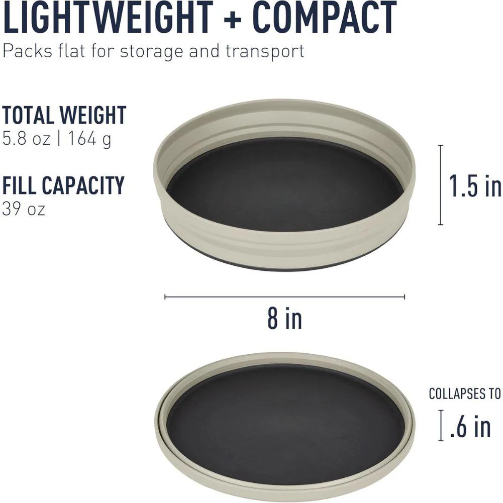 Sea To Summit X-Plate Collapsible Camping Plate (Sand) - Image 5