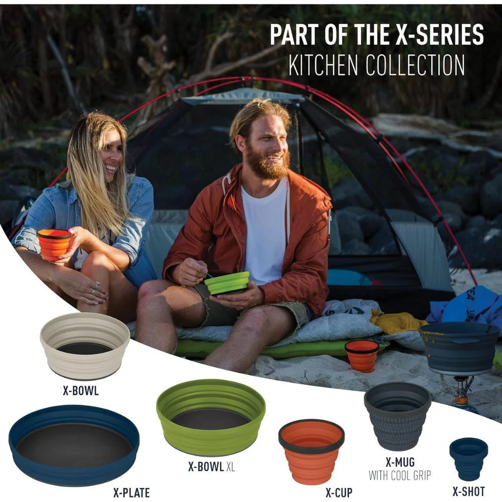 Sea To Summit X-Plate Collapsible Camping Plate (Sand) - Image 8