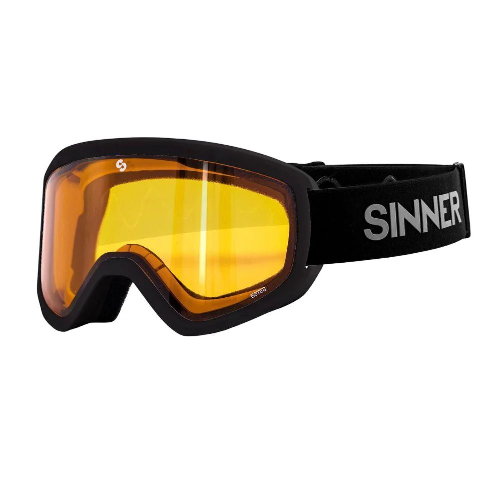 Sinner Estes Snow Sports Goggles (Black/Orange) - Cat 2