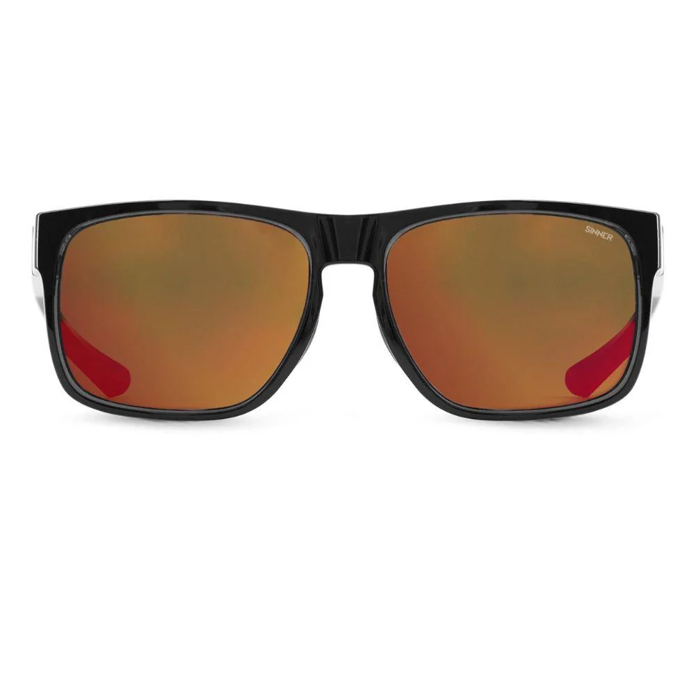 Sinner Spike Sunglasses - Red Sintec Lens (Black) - Image 2