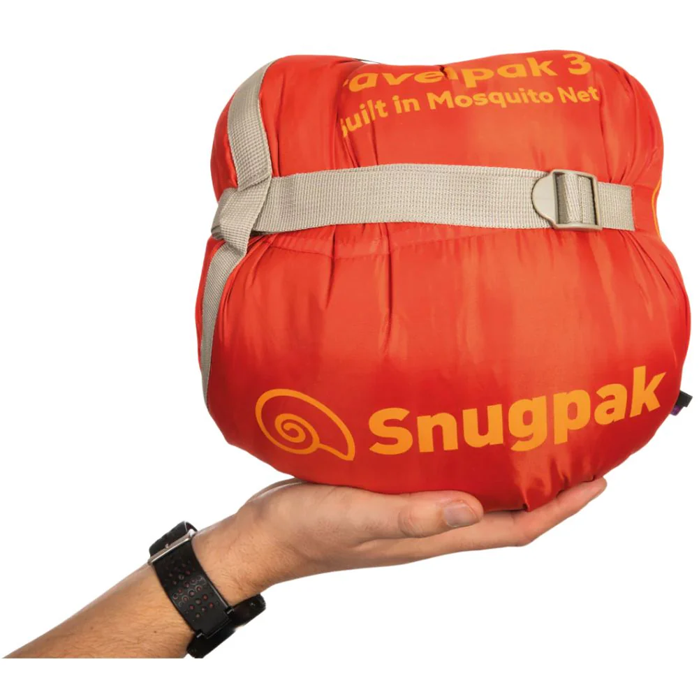 Snugpak Travelpak 3 Sleeping Bag WGTE - Left Zip (Emerald Green) - Image 4