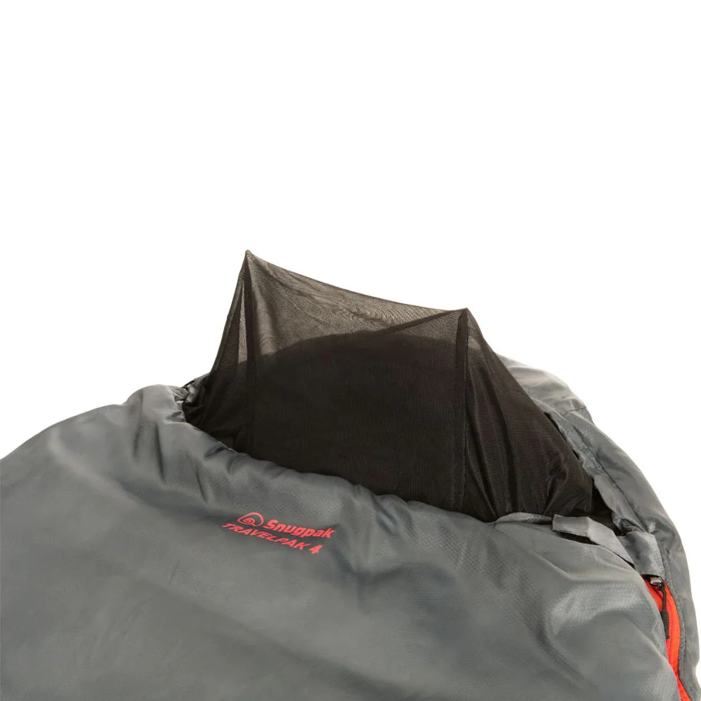 Snugpak Travelpak 4 Travel/Trekking Sleeping Bag (Pebble Grey) - Image 3
