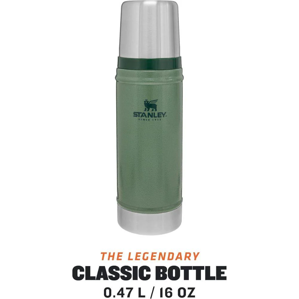 Stanley Classic Legendary Bottle 0.47L Flask (Hammertone Green) - Image 6