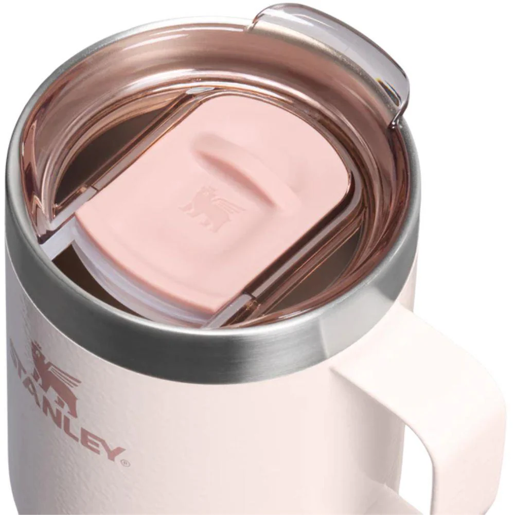 Stanley Everyday Camp 230ml Mug (Hammertone Rose Quartz) - Image 3