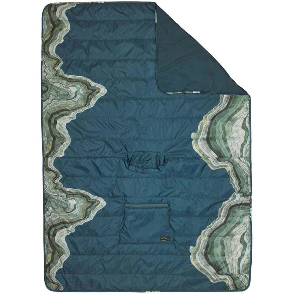 Therm-A-Rest Honcho Poncho (Topo Wave Print) - Image 3