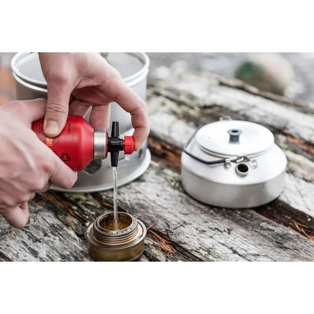 Trangia Fuel Bottles-0.3, 0.5 and 1L with Safety Valve (Red) - Image 6