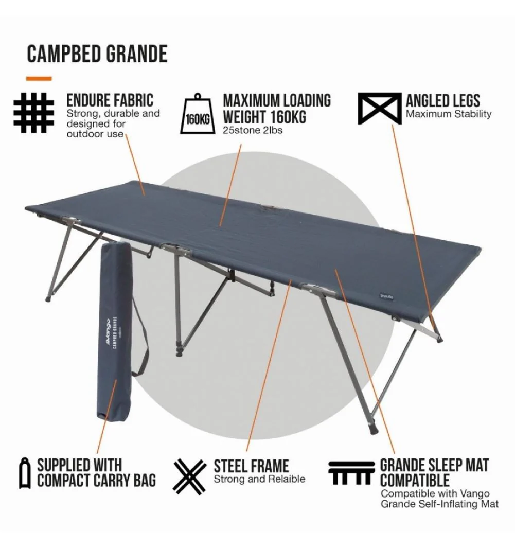 Vango Campbed Grande - Granite Grey - Image 2