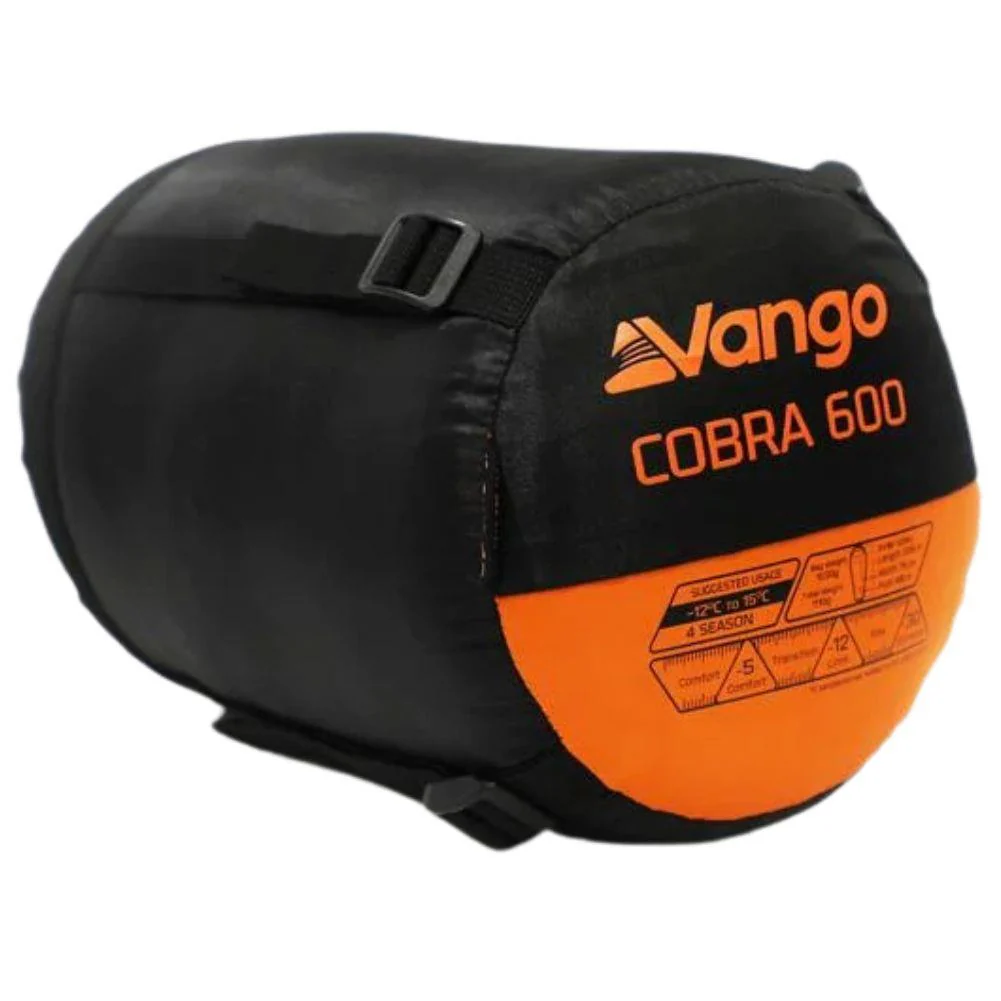 Vango Cobra 600 Down Filled Sleeping Bag (Anthracite) - Image 10