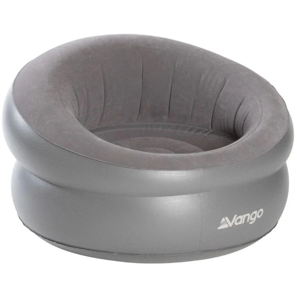 Vango Inflatable Donut Flocked Chair (Nocturne Grey)