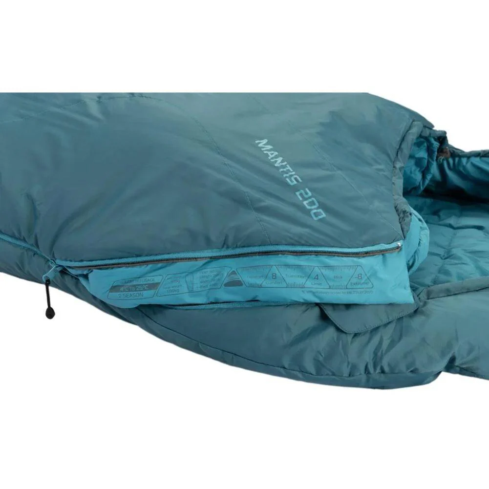 Vango Mantis 200 Lightweight Sleeping Bag (Deep Lagoon) - Image 7