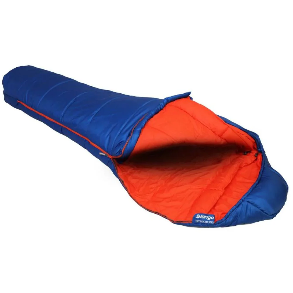 Vango Nitestar Alpha 250 Trekking Sleeping Bag (Classic Blue) - Image 2