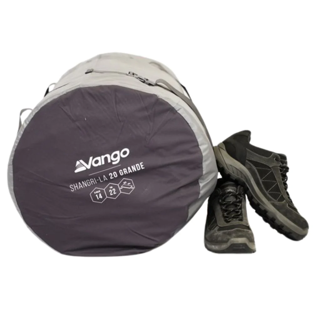 Vango Shangri-la 11 20 Grande Self-Inflating Mat (Cloud Grey / Shadow Grey) - Image 5