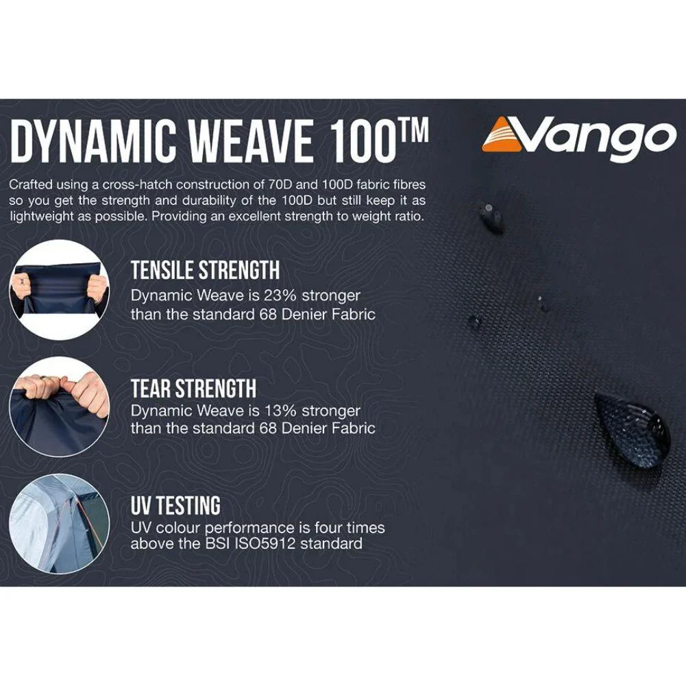 Vango Tacoma 400 Tent Package - 4-Man Tent with Footprint (Deep Blue) - Image 6