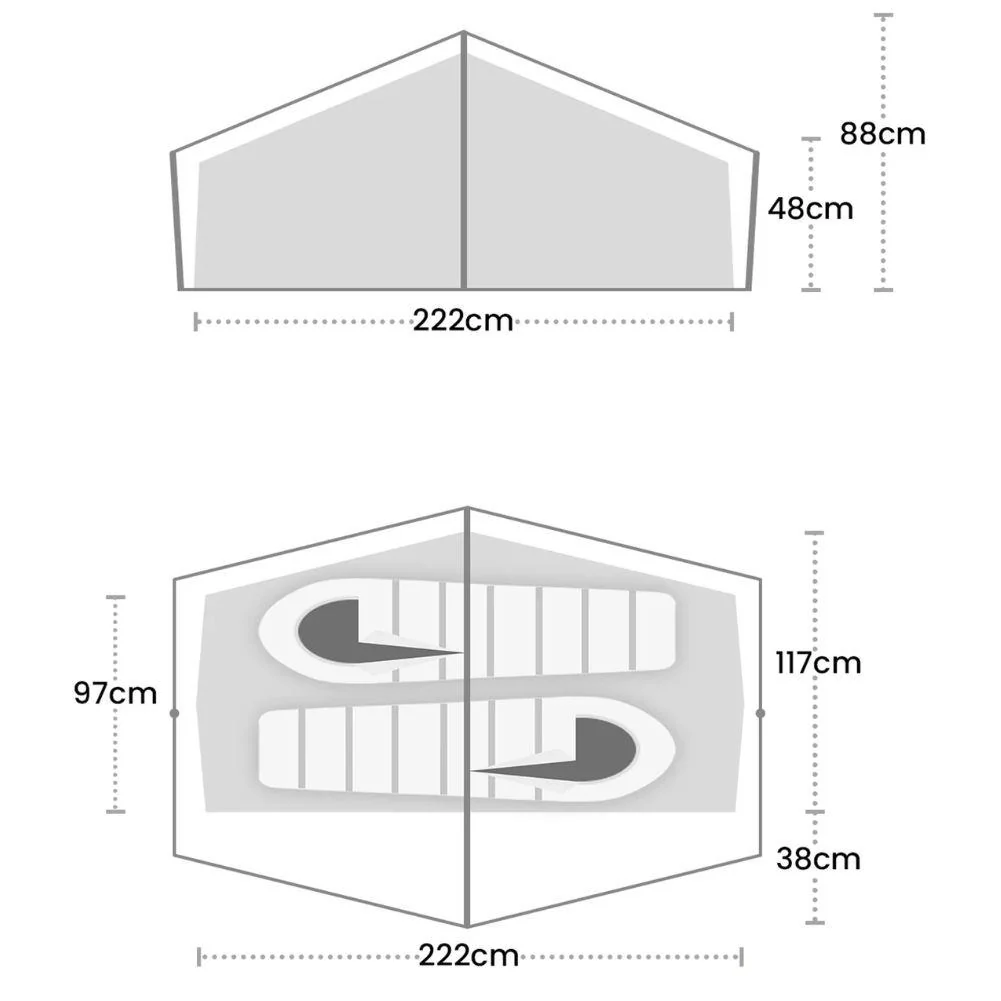 Wild Country Halny Elite 2 Tent - 2 Man Lightweight Tent - Image 2