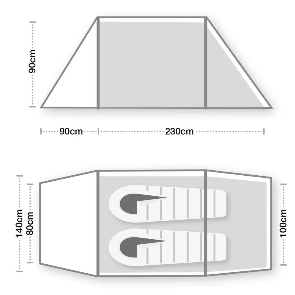 Wild Country Hoolie Compact 2 Tent - 2-Man Tent - Image 3