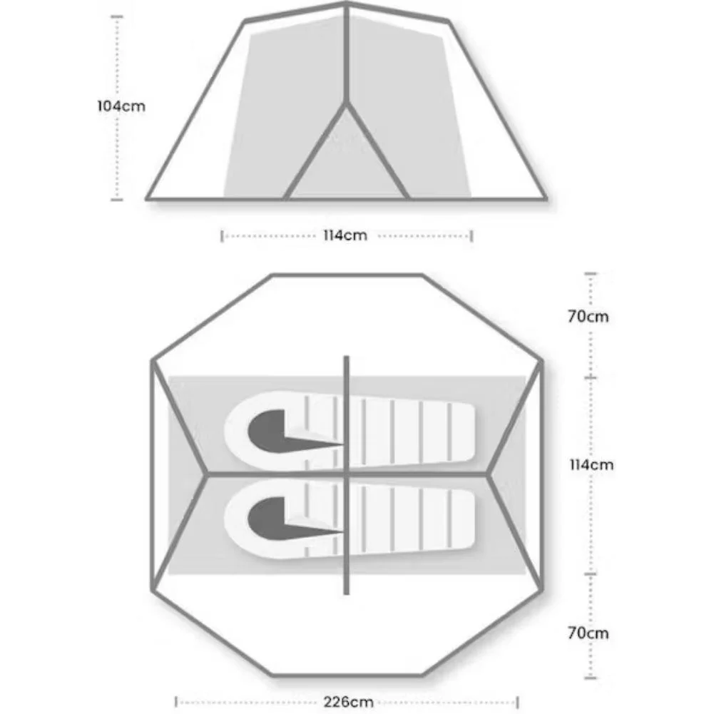 Wild Country Panacea 2 Tent - 2 Man Trekking Tent - Image 3