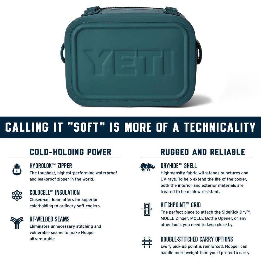 Yeti Hopper Flip 12 Soft Cooler (Big Sky Blue) - Image 9