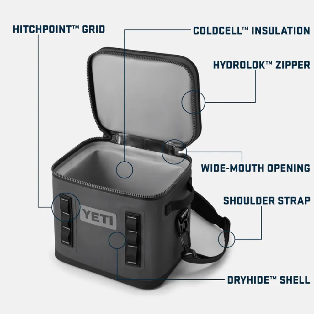 Yeti Hopper Flip 12 Soft Cooler (Charcoal) - Image 10