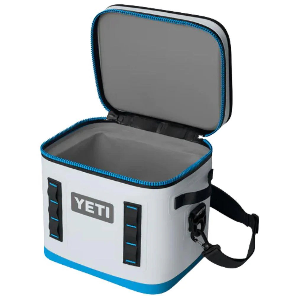 Yeti Hopper Flip 12 Soft Cooler (Fog Grey/Blue) - Image 4