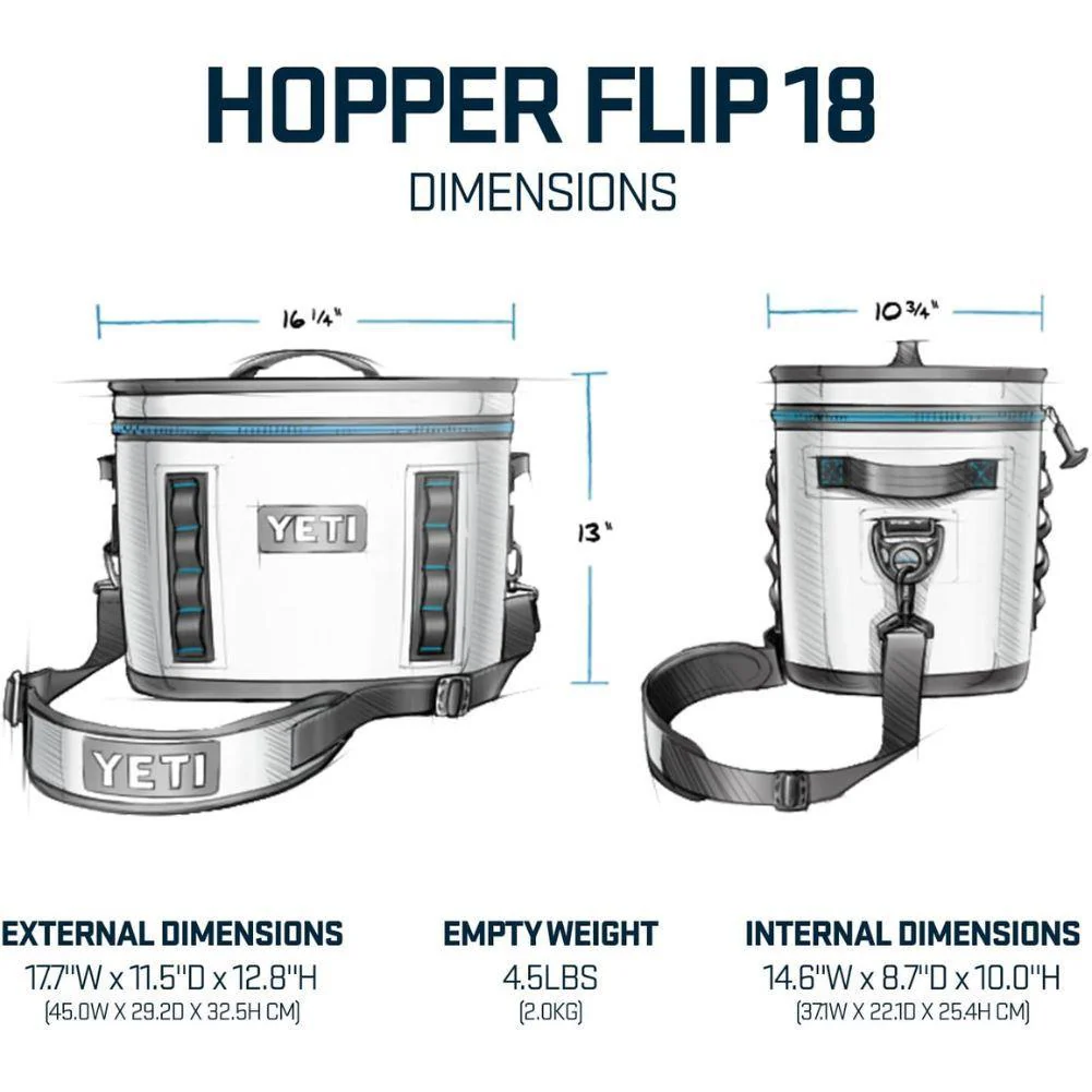 Yeti Hopper Flip 18 Cool Bag (Black Forest Green) - Image 10