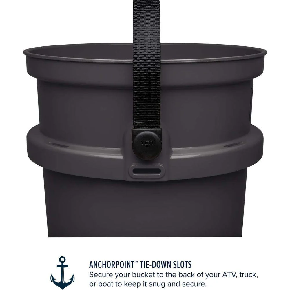 Yeti Loadout 5 Gallon Bucket (Charcoal) - Image 8