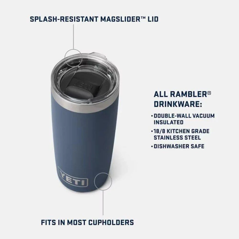 Yeti Rambler 10 OZ (296 ml) Tumbler (Firefly Yellow) - Image 7
