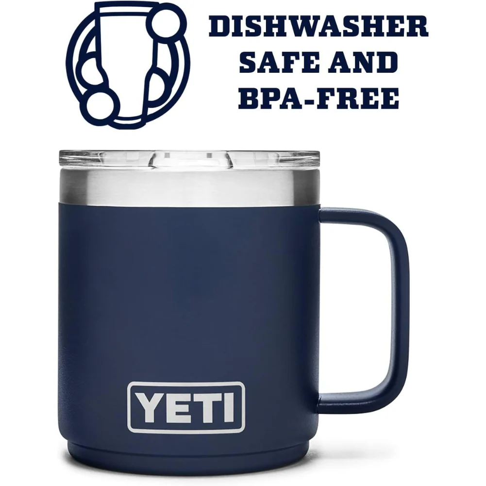 Yeti Rambler 10 OZ  Mug (Navy) - Image 11