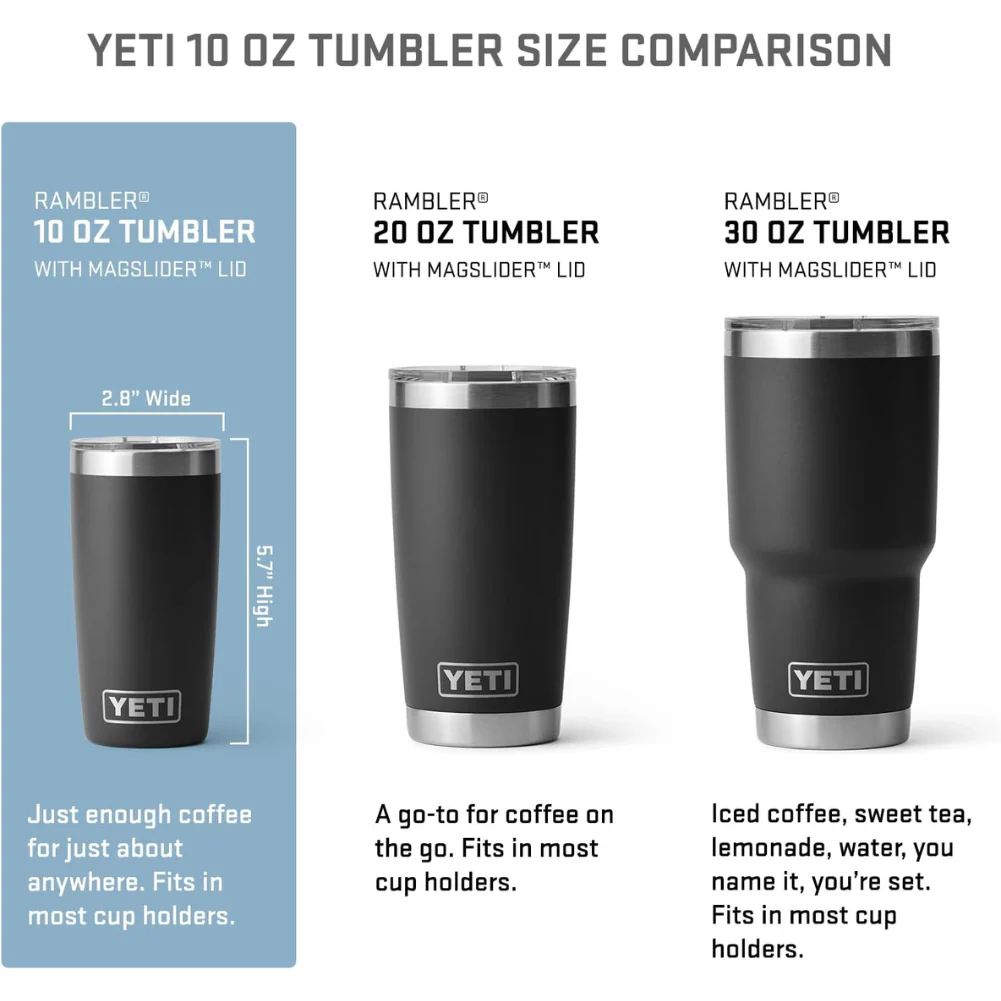 Yeti Rambler 10 OZ Tumbler (Black) - Image 6