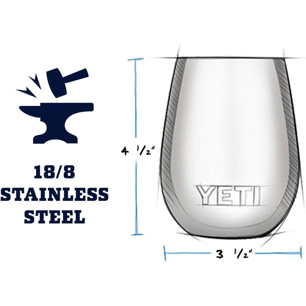Yeti Rambler 10 OZ Wine Tumbler (Seafoam) - Image 13