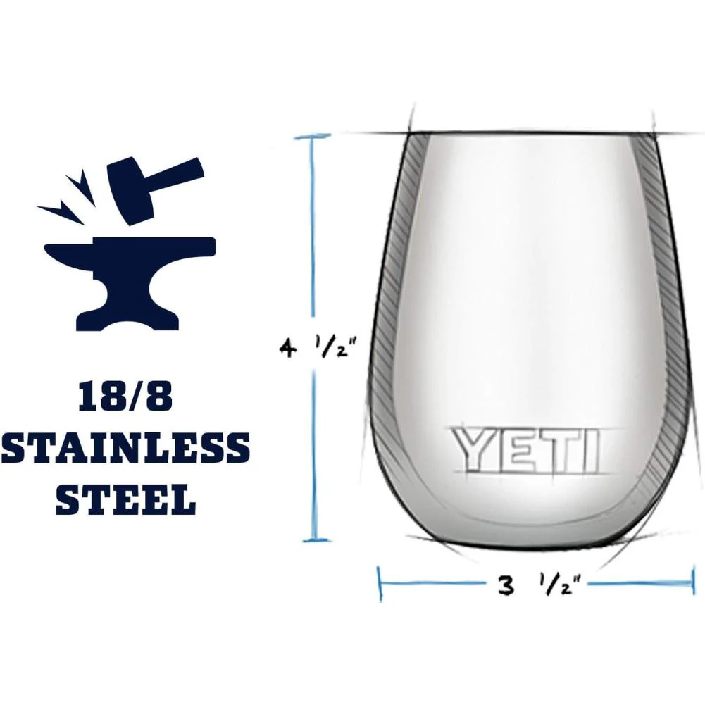 Yeti Rambler 10 OZ Wine Tumbler (Seafoam) - Image 4