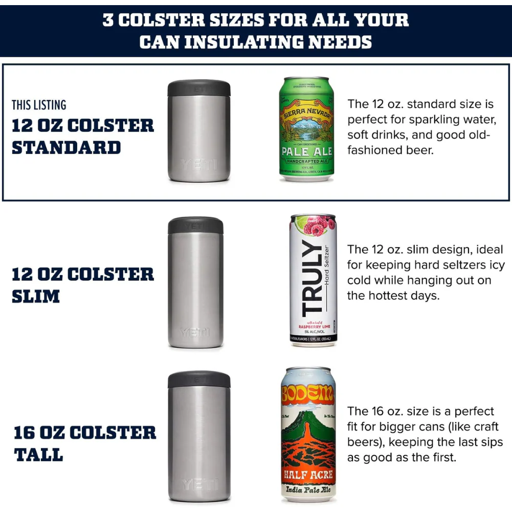 YETI Rambler 12oz Colster Can Insulator (Navy) - Image 10
