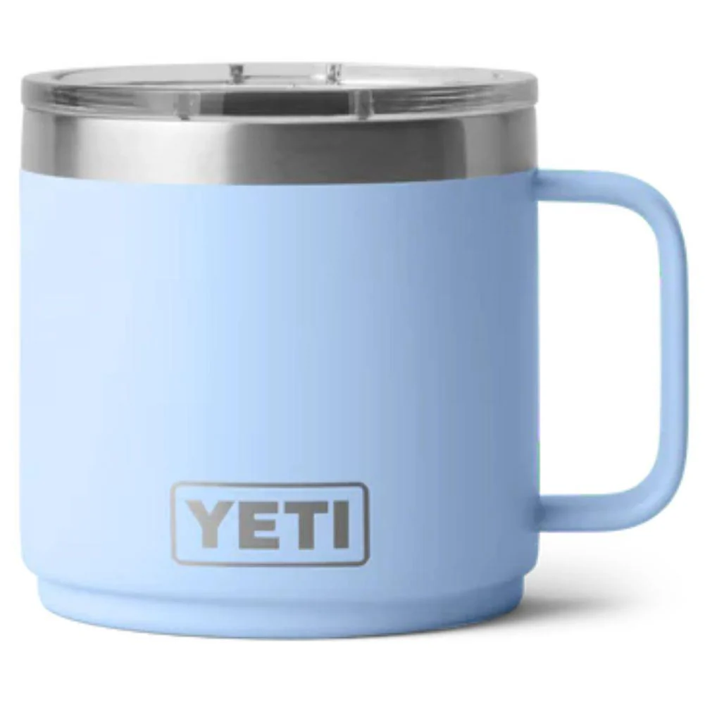 Yeti Rambler 14oz (414 ml) Stackable Mug (Big Sky Blue)